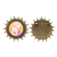 thumbnail image 1 of Feliz Pascua religión Festival huevo Bunny Pin de gancho de metal vintage con forma de sol Unbranded M, 1 of 3