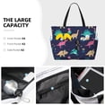 thumbnail image 3 of Fotbe Cartoon Dinosaur Bolsa de Viaje para Playa - Resistente al Agua, Bolsa Tote de Gran Capacidad y Ligera con 7 Bolsillos para Mujeres y Hombres, 3 of 7