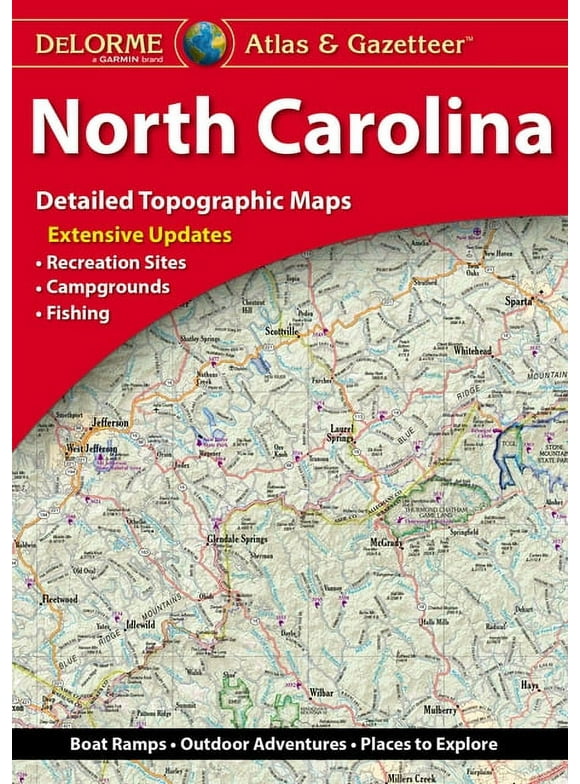 Delorme Atlas & Gazetteer: North Carolina -- Rand McNally