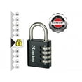 thumbnail image 2 of Master Lock Cadenas Combiné Fini Noir, 2 of 5