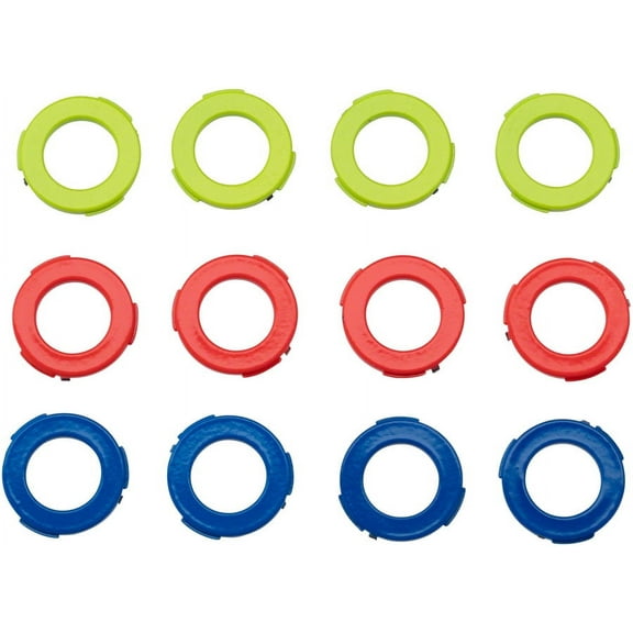 Magura Caliper Cover Kit, MT Series, 4 Piston - Blue/Red/Yell