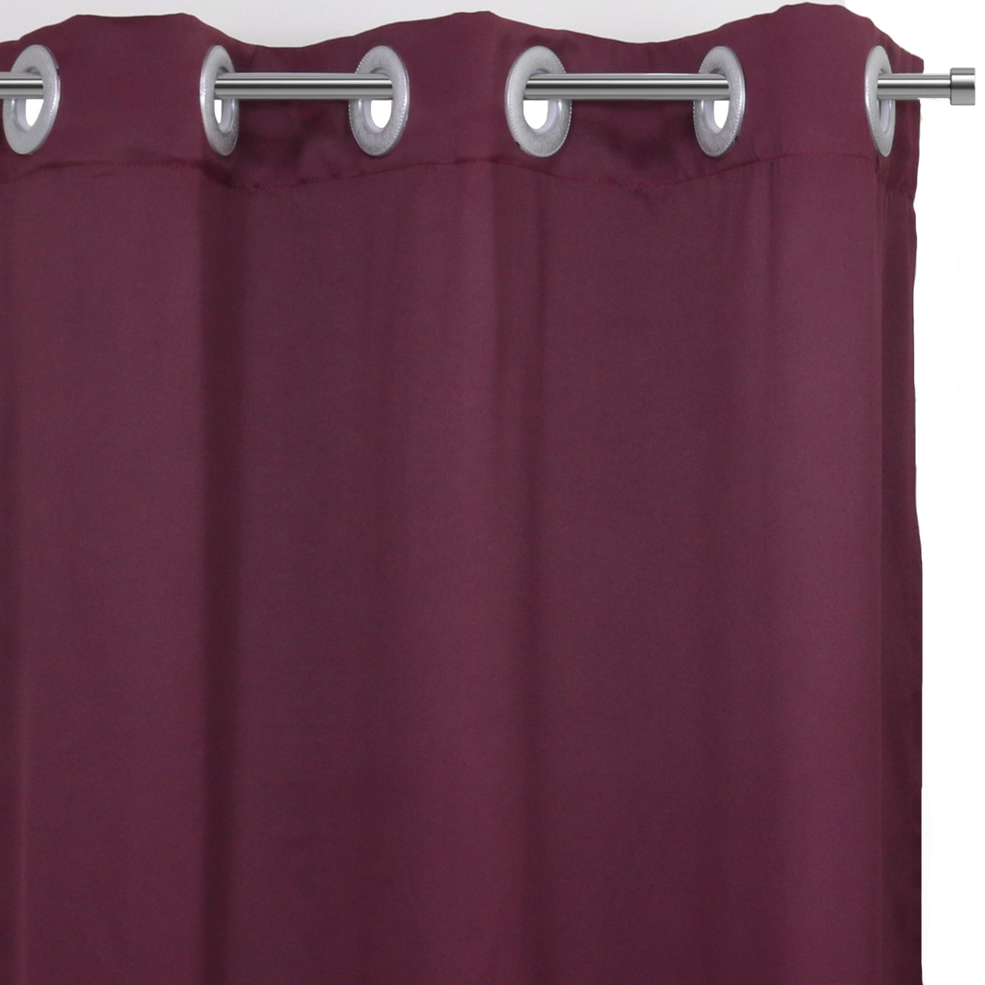 52 X 63 Inch Blackout Polyester Curtains with Grommets Hunter Green - 2  Panels