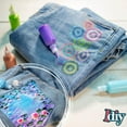 thumbnail image 5 of DIY Fabric Paints (8 GLITTER Colors) 1oz bottles- Ultra Bright 3D Fabric T Shirt Clothing Soft Paint, Non-Toxic Water-Based, Washable, Permanent, Classroom, Kids Birthday Party Art Craft, Summer Camp, 5 of 5