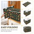 thumbnail image 4 of Storage Box With Lid 16.5x12.6x11.8In Foldable Stacked Household Storage Box Green Christmas Trees, 4 of 7