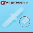 thumbnail image 5 of Unique Bargains Plastic Hose Barb Fitting 1/8" to 5/32" Hose ID Connectors Aquarium Plastic Clear 5 Pcs, 5 of 7