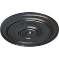 thumbnail image 3 of 54"OD x 4 7/8"P Large Classic Ceiling Medallion (Fits Canopies up to 13 1/2"), Hand-Painted Pewter, 3 of 6