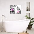 thumbnail image 2 of Zen Garden Canvas Wall Art Gray Spa Stones Bamboo Tree on the Water Relaxation Theraphy Wall Art Pink Flower Inspirational Quotes Butterfly Wall Art Home Decor Framed Ready to Hang,20 X 16 Inches, 2 of 5
