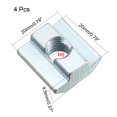 thumbnail image 2 of Tuerca deslizante M8 para perfiles de extrusión de aluminio de la serie 4040 4 piezas, 2 of 4