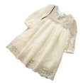 thumbnail image 2 of Wavsuf Girls Dresses Summer Lace White Dresses Size 6Y, 2 of 5
