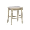 thumbnail image 1 of Hunter Whitewash Backless Counter Stool, 1 of 7