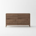 thumbnail image 6 of Crafters and Weavers Isabella Mid Century Solid Black Walnut Queen Bedroom Set, 6 of 6