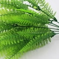 thumbnail image 5 of Cheers US Artificial Fern Plants Bushes Artificial Shrubs Greenery for House Plastic Outdoor UV Garden Resistant Office Garden Indoor Decor, 5 of 10