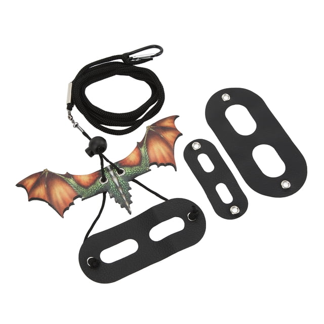 Small Reptiles Animals Harness, Dragon Lizard Leash Harness Adjustable Dinosaur Elements Attractive Bright Color Safe Soft For Hamsters For Lizard Orange,Red,Purple,Blue,Black