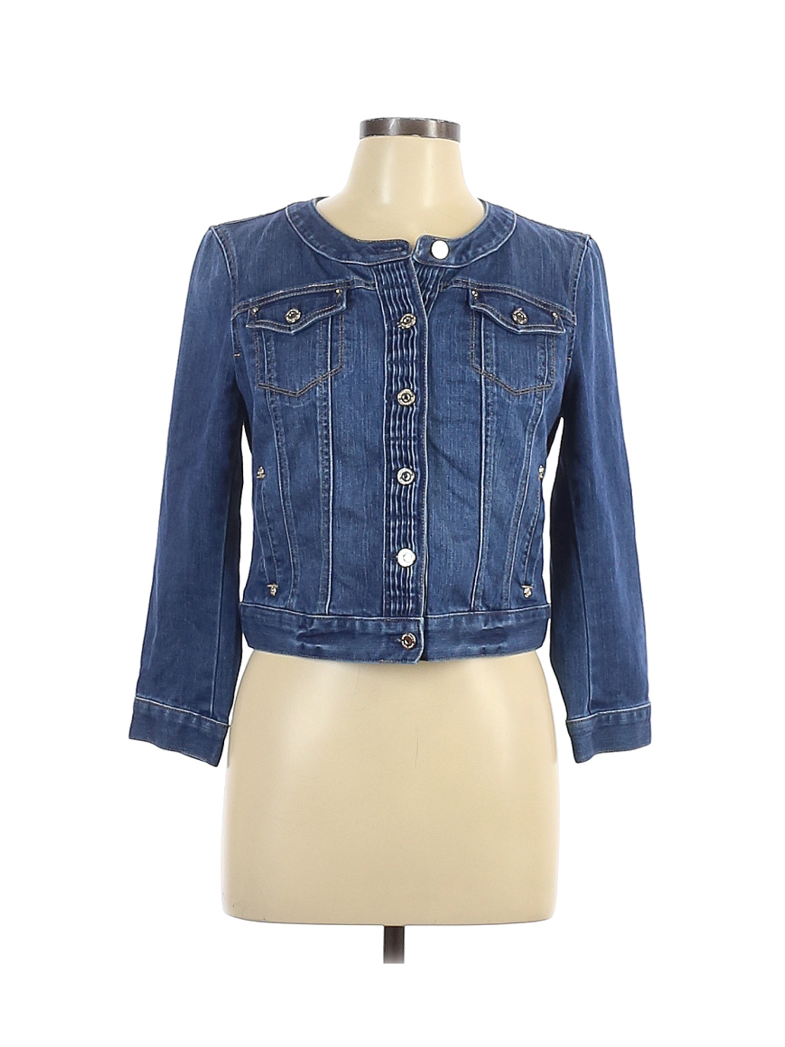 walmart white denim jacket