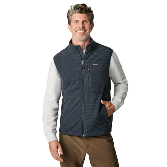 Free Country Men's Brick Fleece Adventure Vest Storm XXL