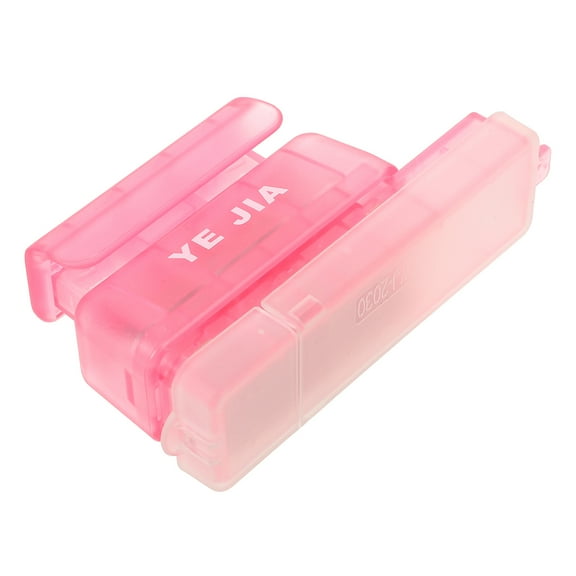 FRCOLOR Paper Five Hole Punch Sturdy Hole Punch Office 8.3X2.5CM Pink