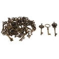 thumbnail image 4 of 46 Piezas De Bronce Clave Colgantes Joyas Hallazgos 23 Estilos Sunnimix llaves de esqueleto a granel, 4 of 7