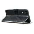 thumbnail image 7 of For Samsung A03 Core Case Bling Glitter Shiny Magnetic Closure Luxury PU Leather RFID Blocking Wallet Card Holder Hand Strap Folio Kickstand Flip Case Women Girls For Samsung Galaxy A03 Core, Black, 7 of 7