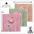 thumbnail image 3 of 60 Count Flower Blossom Party Napkins, 3 Packs of 20, 3 Ply Paper, Luncheon Size 6.75 x 6.75 Inches, 3 Vibrant Shabby Chic Patterns, 3 of 6