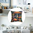 thumbnail image 5 of Ullo0ord Flowers Throw Pillow Cover, Decorative Pillow Covers Inch, Square Cushion Case for Couch Sofa Living Room Bed 20x20in, 5 of 7
