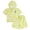 Bluey Green Checker, variant on Bluey Little Kids' Boy or Girl Loungewear 2-Piece Hooded Tee and Shorts Set Green Checker