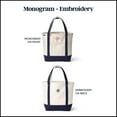 thumbnail image 3 of Lohol Open Top Canvas Tote Bag, 3 of 6