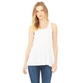 thumbnail image 1 of The Bella + Canvas Ladies Flowy Racerback Tank Top - WHITE SLUB - XL, 1 of 1