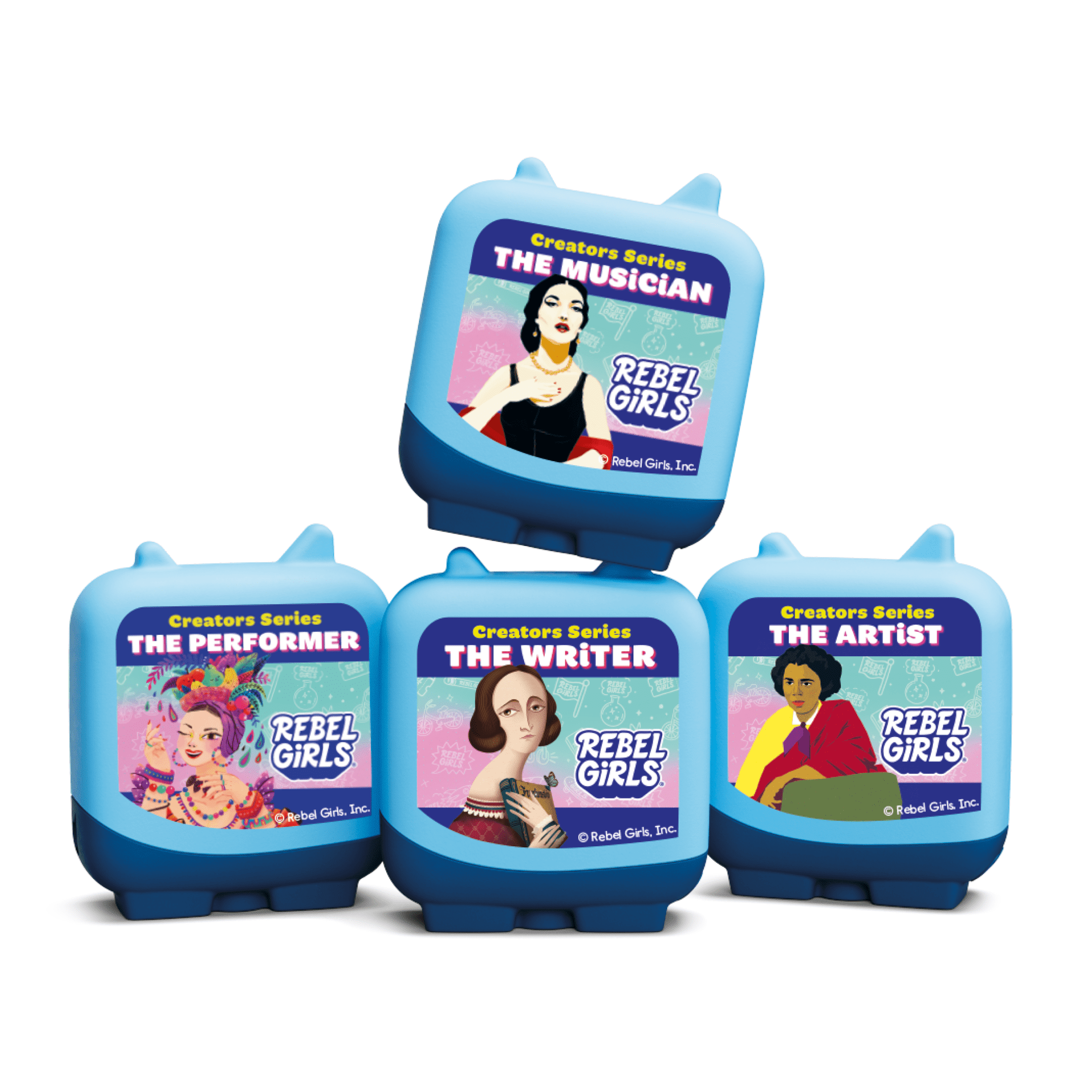 tonies Rebel Girls Creators Series Clever Set, 4 Pack, Age Group 5+