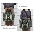 thumbnail image 6 of FORMRS 16" Laptop Bag Carrying Sleeve Case with Handle Travel Shoulder Briefcase, Mystical Owls Pattern, 6 of 8