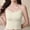 White, variant on LYEAA Tank Top with Built in Bra Spaghetti Strap Fitted Summer Casual Cami Shirt Solid Crew Neck Sleeveless Buttons Breathable Fashion Ladies Pullover Shirts Black
