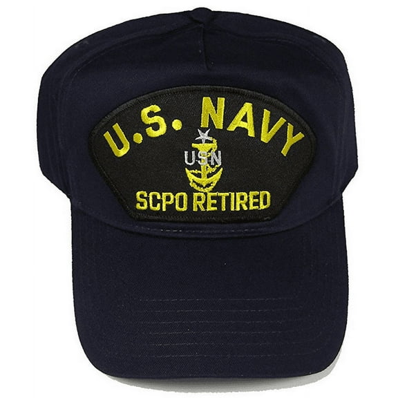 USN NAVY SCPO RETIRED ANCHOR HAT CAP SENIOR CHIEF PETTTY OFFICER E-8 GOAT