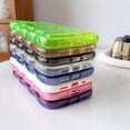 thumbnail image 3 of Compatible with iPhone 11 Case,Curly Wave Frame Case Candy Color Transparent Phone Case for iPhone 11,Light Pink, 3 of 9