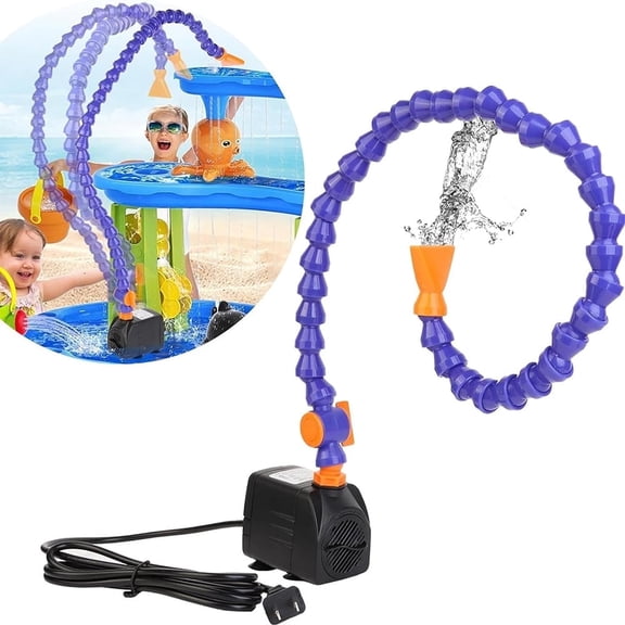 KISPATTI Adjustable Kids 25 W Water Table Pump with Tube, ABS