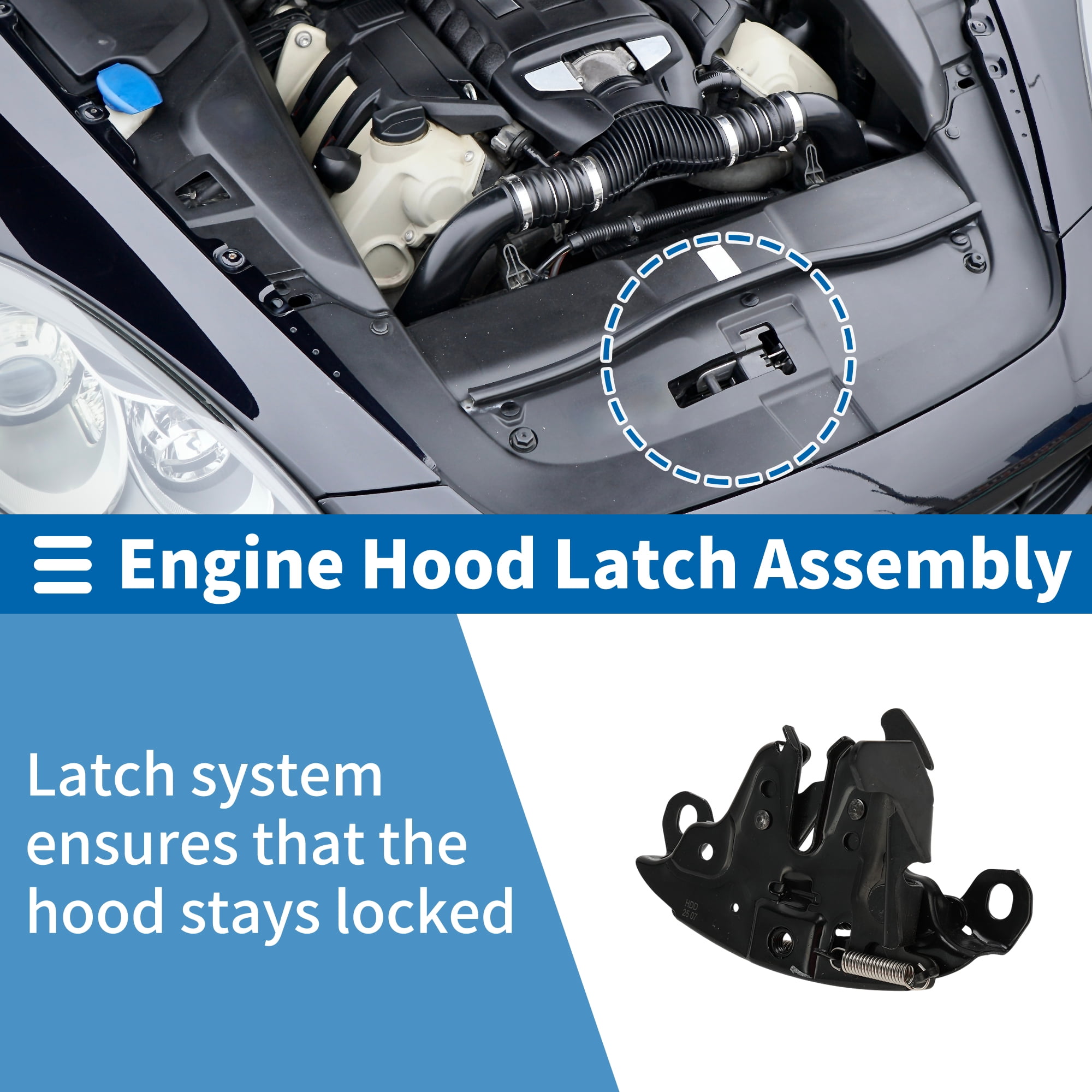 Unique Bargains Hood Latch Assembly for Nissan Sentra 2004-2006 Engine Hood Lock