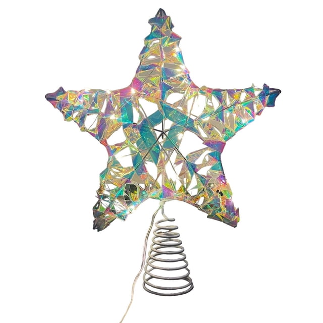 Adorno de estrella Macarena para árbol de Navidad con luces LED Multicolor