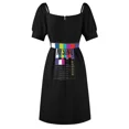 thumbnail image 6 of To Infinity (Fluid Glitch Neon Abstract Art) Sling Dress Woman's evening dress Clothing female, 6 of 7