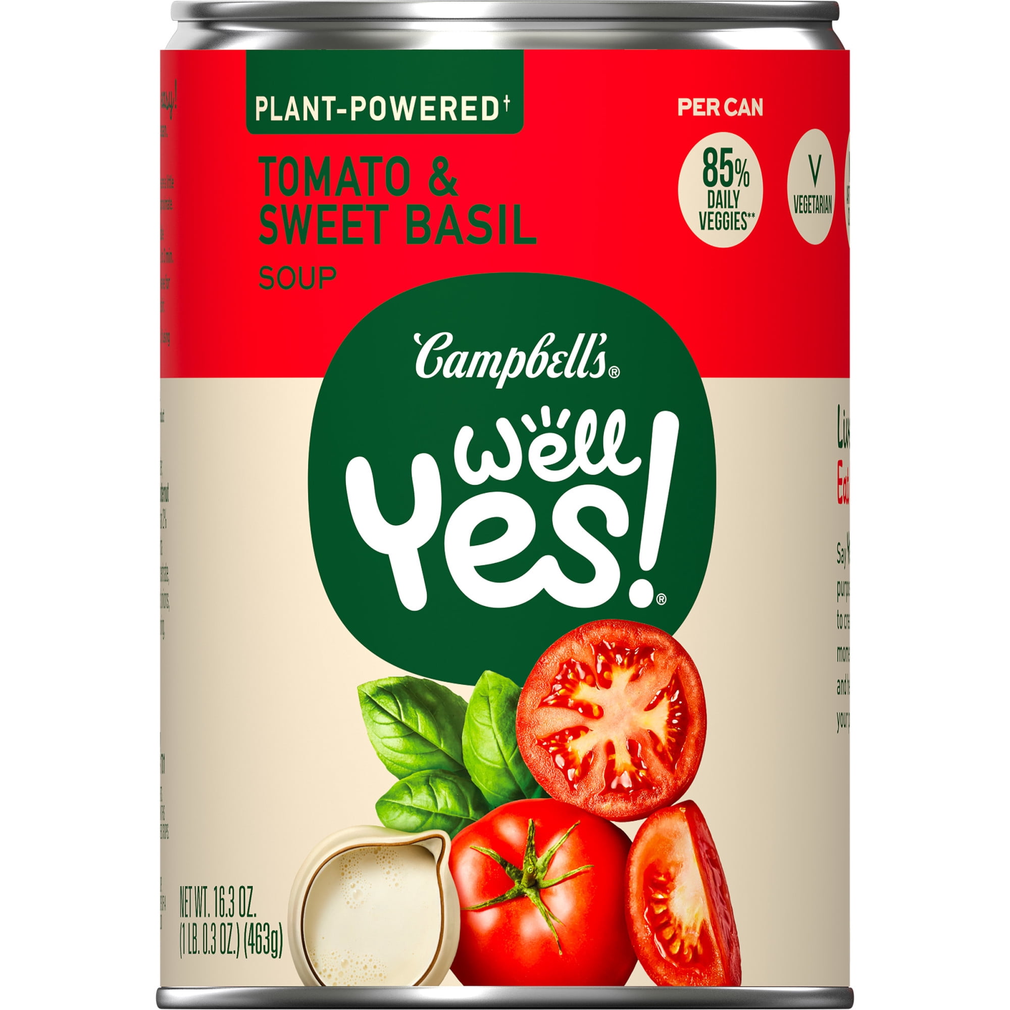 (Case of 12) Campbell's Well Yes! Butternut Squash Bisque, Vegetarian Soup, 16.2 oz Can