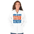 thumbnail image 3 of Idaho ID Local Homegrown Tater Stater Unisex Fleece Graphic Zip Up Hoodie Brisco Brands 2X, 3 of 5