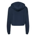 thumbnail image 2 of Ladies' Cropped Fleece Hoodie - NAVY - XL, 2 of 4