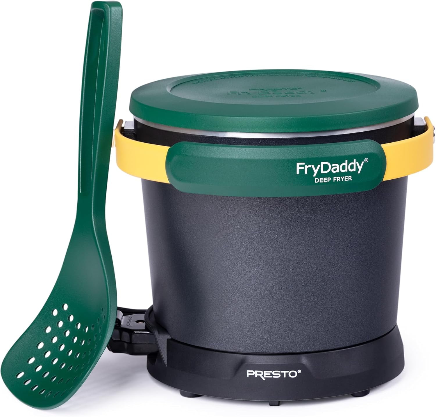 Presto FryDaddy Electric Deep Fryer, Green/Gold