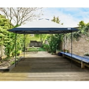E-Z UP 13x13 ONE-UP Instant Canopy Tent – Pop Up Outdoor Shade Tent with Vented Top, Adjustable Height & Roller Bag