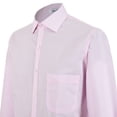 thumbnail image 3 of Camisa basica Michel Blanc hombre rosa claro, 3 of 5