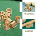 thumbnail image 5 of 10Pcs Pool Cue Joint Screws Parts Billiard Cue Repairing Kit Copper Screws for Pool Cue, 5 of 8