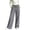Gray, variant on Zynoxe Women's Cotton Linen Pants Relaxed Wide Leg Pants for Women Elastic Waist Drawstring Lounge Pants Versatile Solid Color Casual Trousers with Side Pockets
