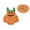 Orange, variant on Hirigin Newborn Baby Girl Halloween Outfits Pumpkin Print Sleeveless Romper Jumpsuit and Hat 0 3 6 12 18 Months Casual Clothes Set