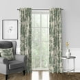 thumbnail image 2 of Bouclair Green Pole Top Drapery Panel - Pair 50"x84", 2 of 5
