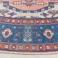 thumbnail image 3 of SAFAVIEH Arizona Merrilyn Oriental Machine Washable Area Rug, Rust/Navy, 6' x 6' Round, 3 of 8