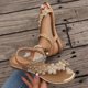 thumbnail image 2 of WILLBEST Sandalias Planas Florales Para Mujer, Estilo Bohemio, Informales, Ortopédicas, Con Plantilla, Para Verano, 2 of 9