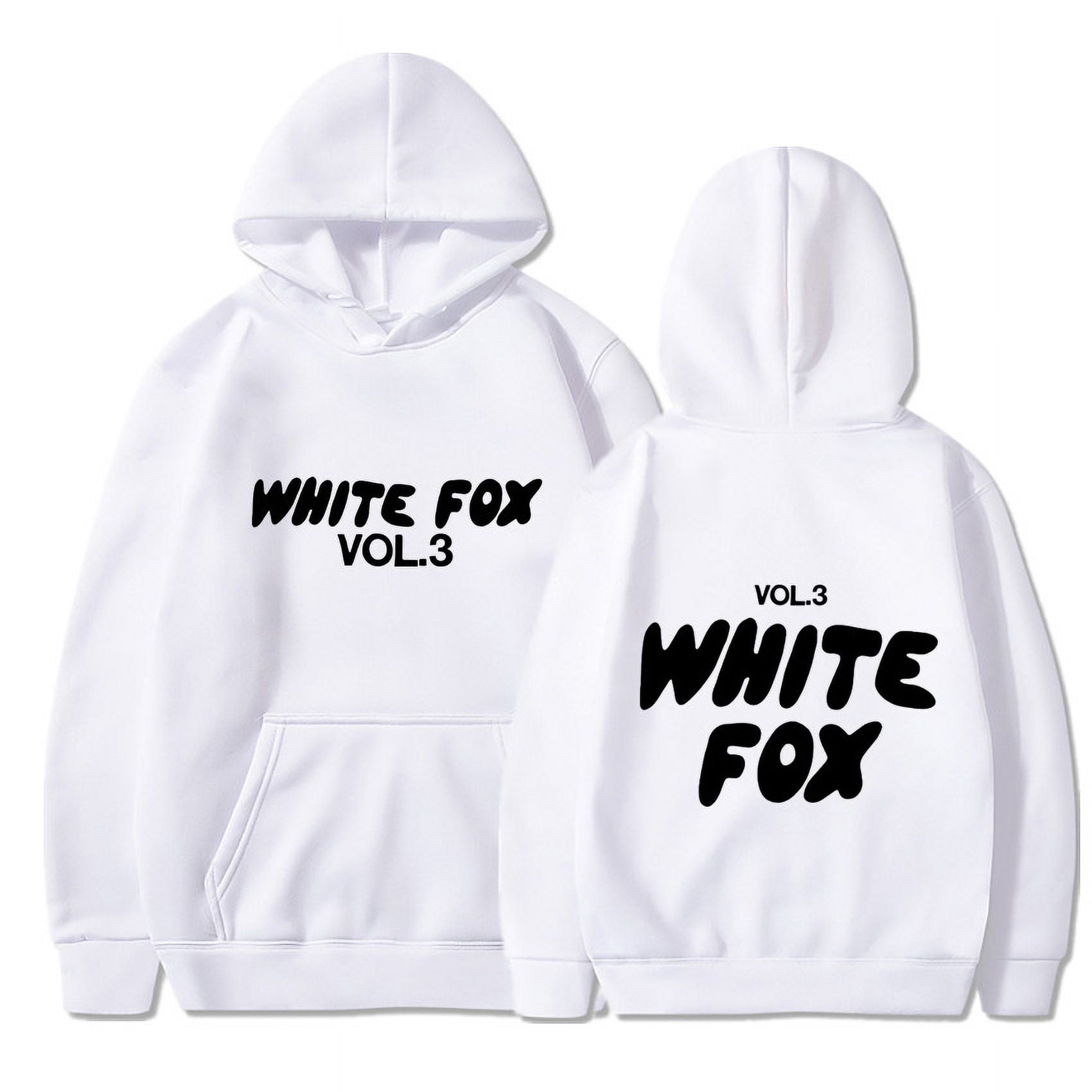 2025 Women'S Hoodie Sweatshirt White Fox 3 Seasons Surrounding