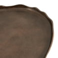 thumbnail image 6 of Kate and Laurel Alessia Transitional Oval Coffee Table, 34 x 20 x 15, Bronze, Metal Living Room Table for Storage and Display with Antique Deckled Edge Detailing, 6 of 8
